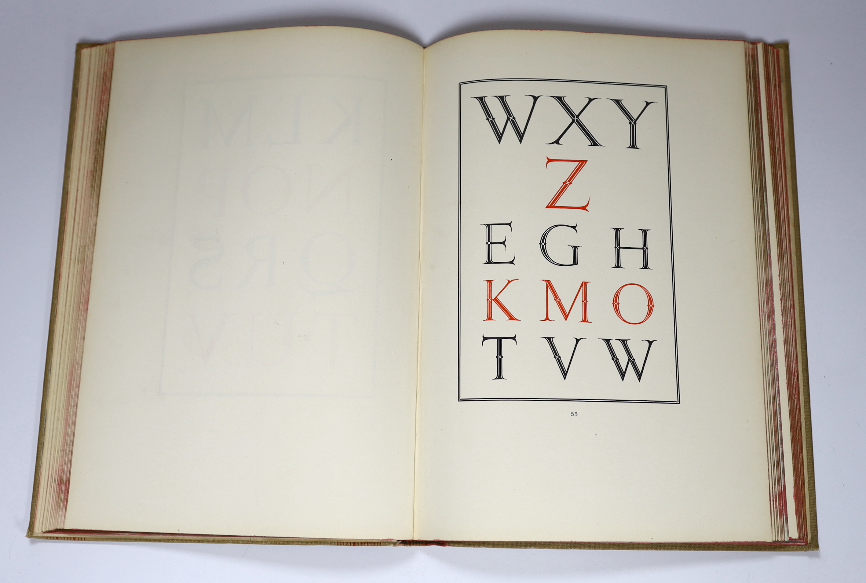 Curwen Press - The Curwen Press Miscellany, edited by Oliver Simon, one of 275 of which this is number 5, inscribed ‘’for office use’’, 4to, original cloth, with wood-engraved and lithographed illustrations by Edward Baw